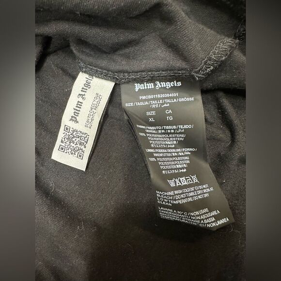 NWOT Palm Angels Men’s Sprayed T-shirt Size XL Made in Italy - Picture 4 of 6